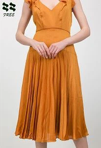 Sleeveless Ruffles pleated Dress skirt.jpg