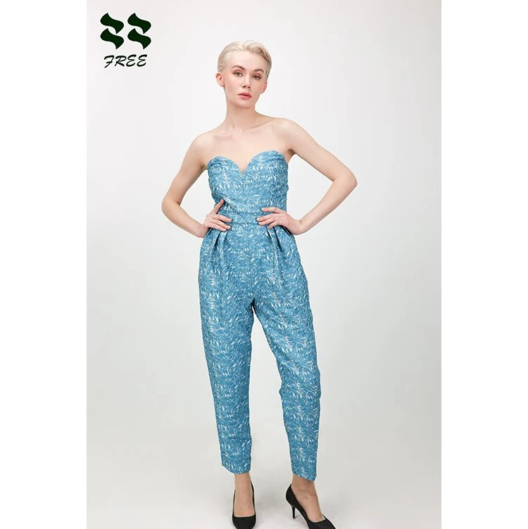 Casual Lace Sleeveless Sexy Jumptsuit With Pockets
