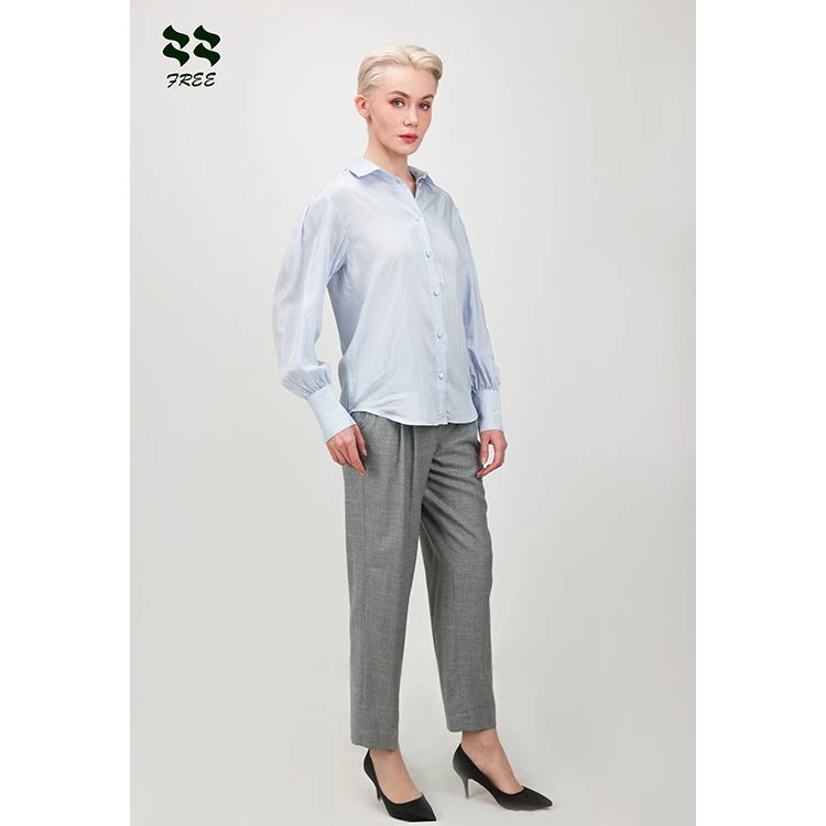 Viscose Long Sleeve Button Blouse