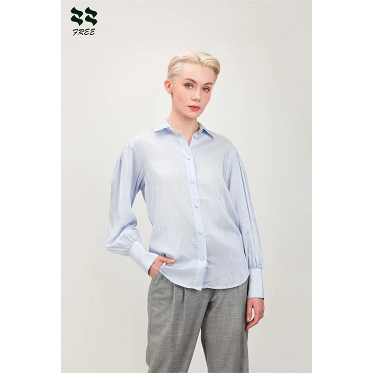 long sleeve button blouse